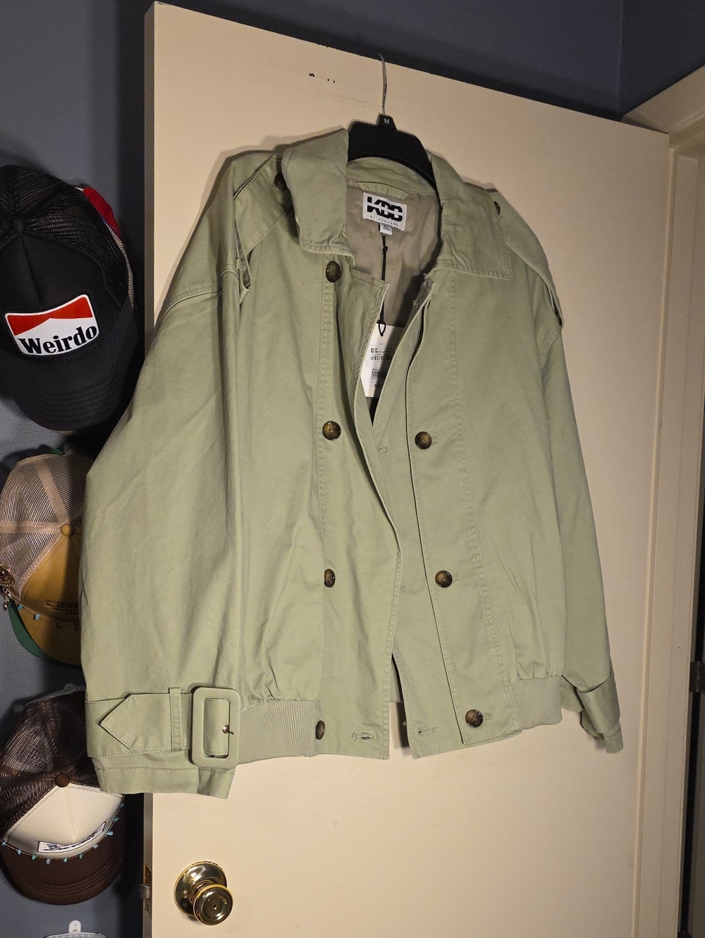 KBB By Kahlans Light Sage Utility Jacket